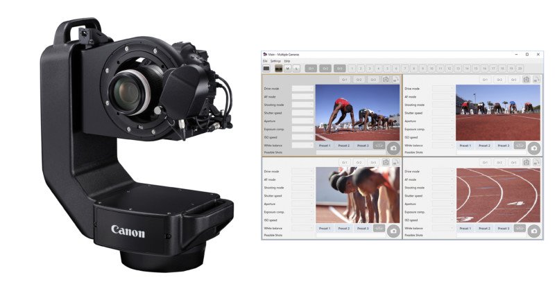 Canon presenta un nuevo sistema de cámara robótica para fotógrafos deportivos