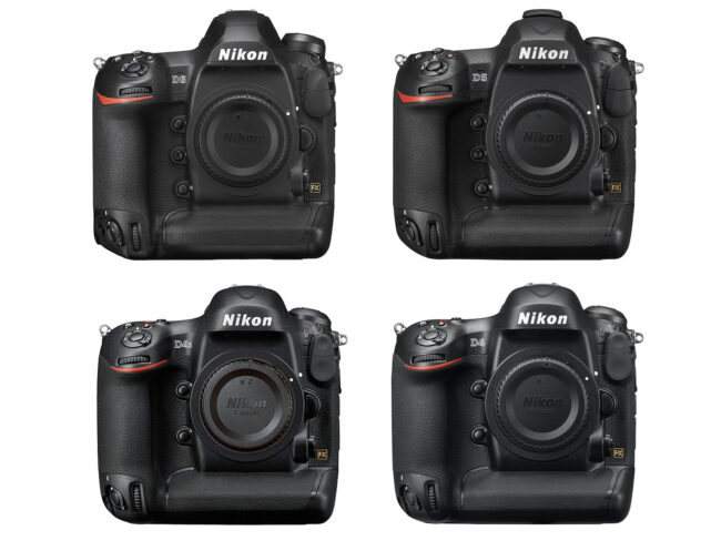 Comparación de las cámaras DSLR Nikon Flagship (D3, D3s, D3x, D4, D4s, D5 y D6)